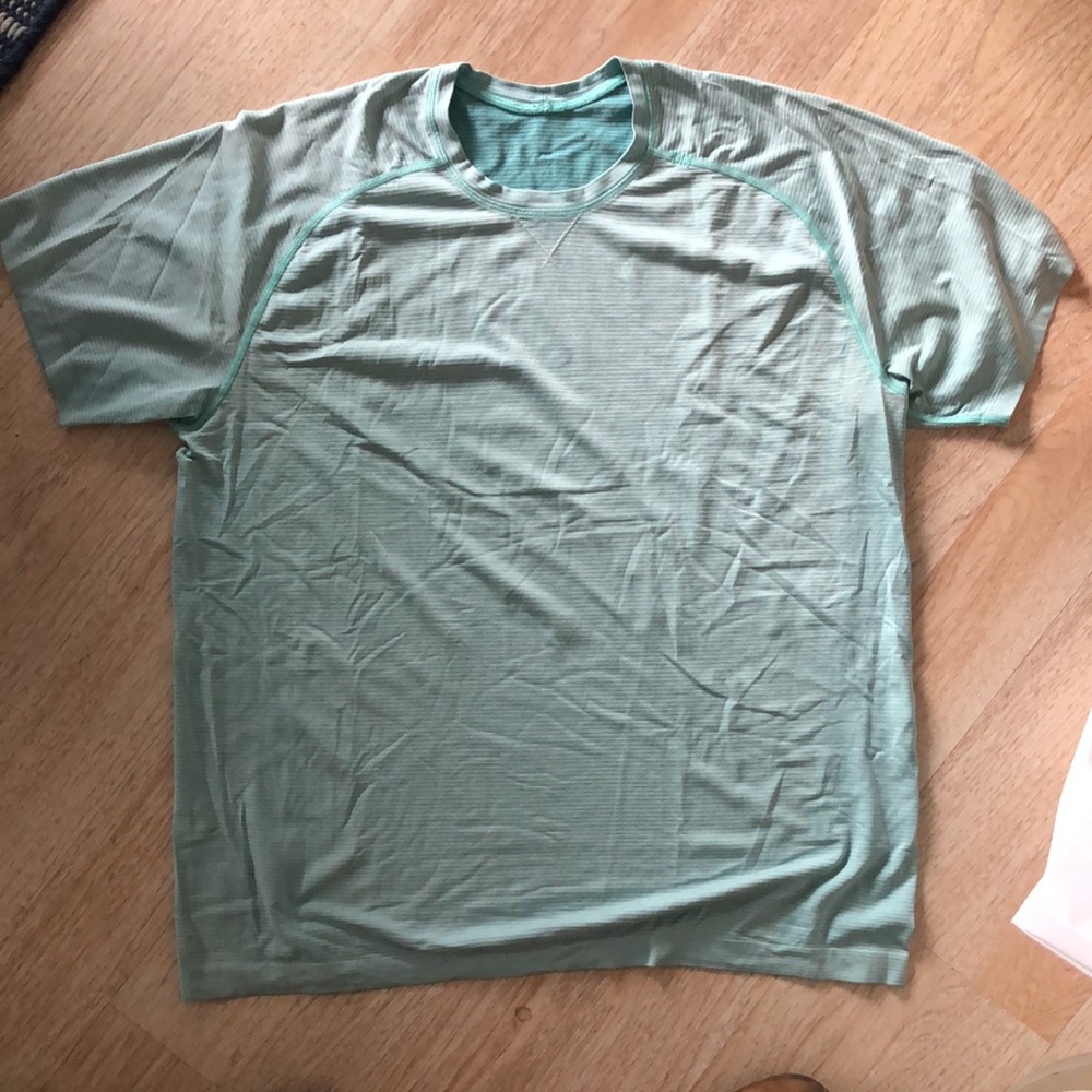 Lululemon Metal Vent Tech Aqua XXL Short Sleeve - Picture 1 of 4